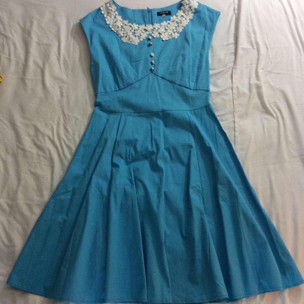 Light blue vintage dress